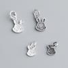Подвеска со знаком зодиака Кролик из стерлингового серебра S925 - браслет/ожерелье своими руками, ювелирное украшение, аксессуар
