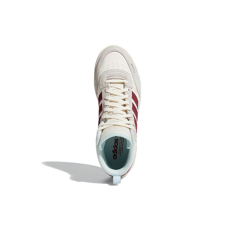 adidas Оригинальные кроссовки Post Up из кожи, нескользящие, амортизирующие, износостойкие, средней высоты, для скейтбординга, унисекс, бежевые, красные, синие GV9317