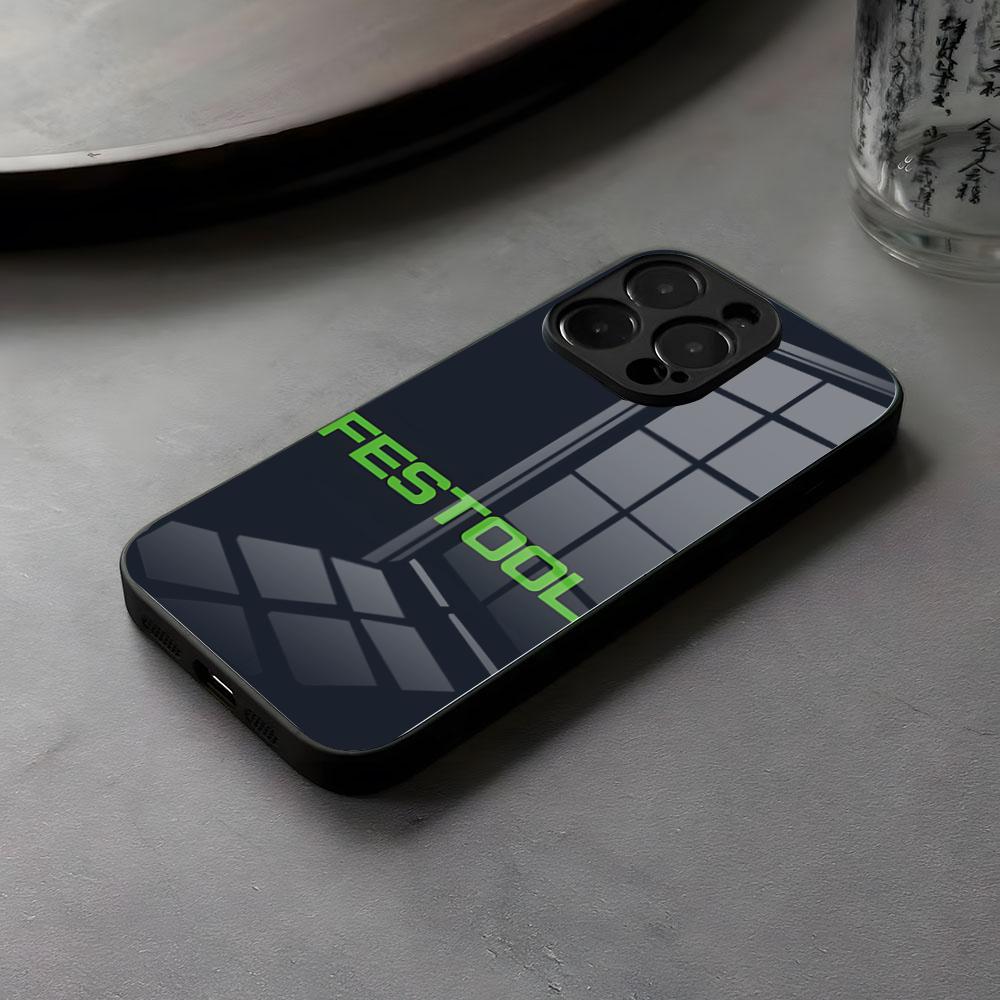 Крутой ящик для инструментов Festool Чехол для телефона Стекло Для IPhone 16 15 14 Pro Max 13 12 Mini 11 X XS XR Подарок для пары 8 Plus Для Samsung S 25 24 2