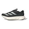 adidas Adizero Adios Pro 3 Противоскользящие Износостойкие Низкие Кроссовки для Бега Мужские Черные Серебристые Кроссовки ID3701