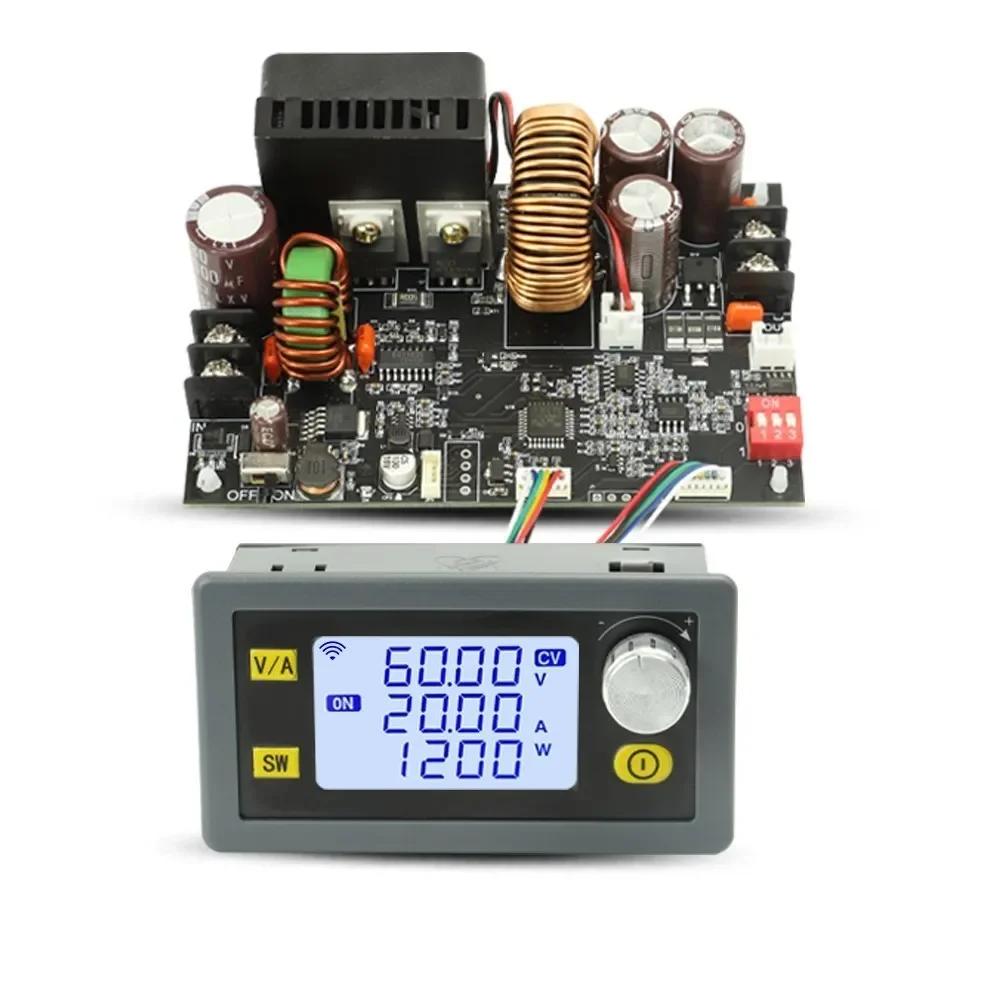XY6020L CNC Step Down Stabilized Power Supply Adjustable Constant Voltage Constant Current Converter Module DC 6-70V 1200W 20A