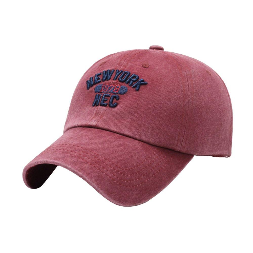 Adjustable Distressed Faded Cap Cotton Sunscreen Hats  For Man Women Outdoor Sports