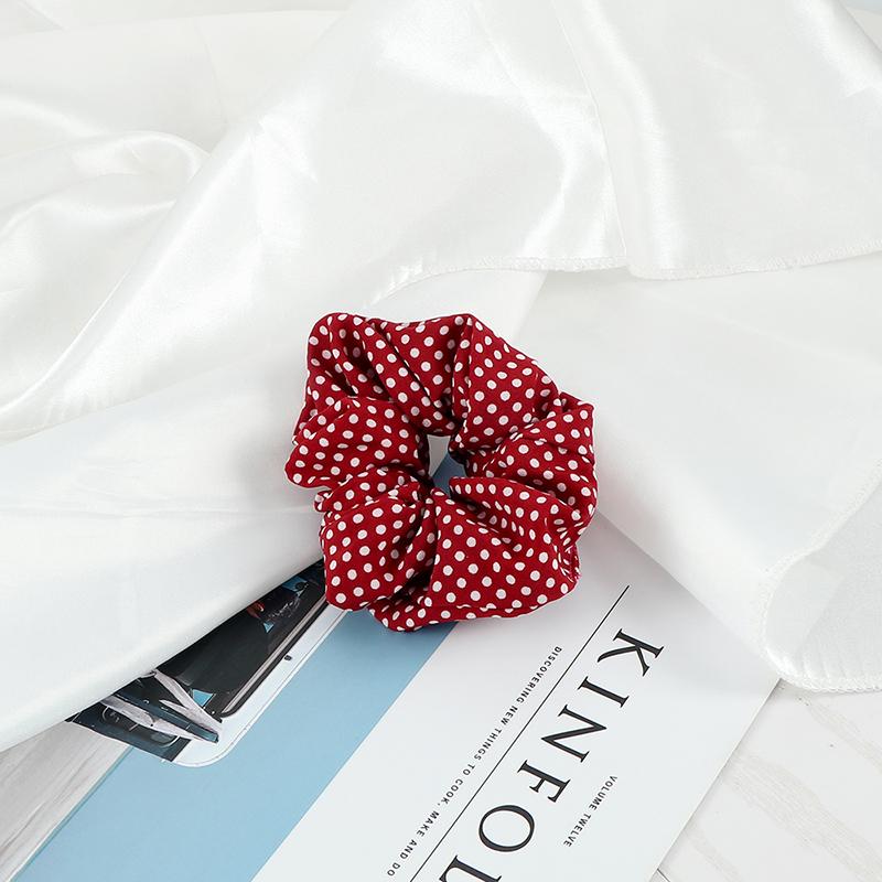 60 Styles Women Girls Satin Scrunchie Candy Color Hair Ties Rope Elastic Fashion Hair Bands Vintage Simple Hair Accessories Gift