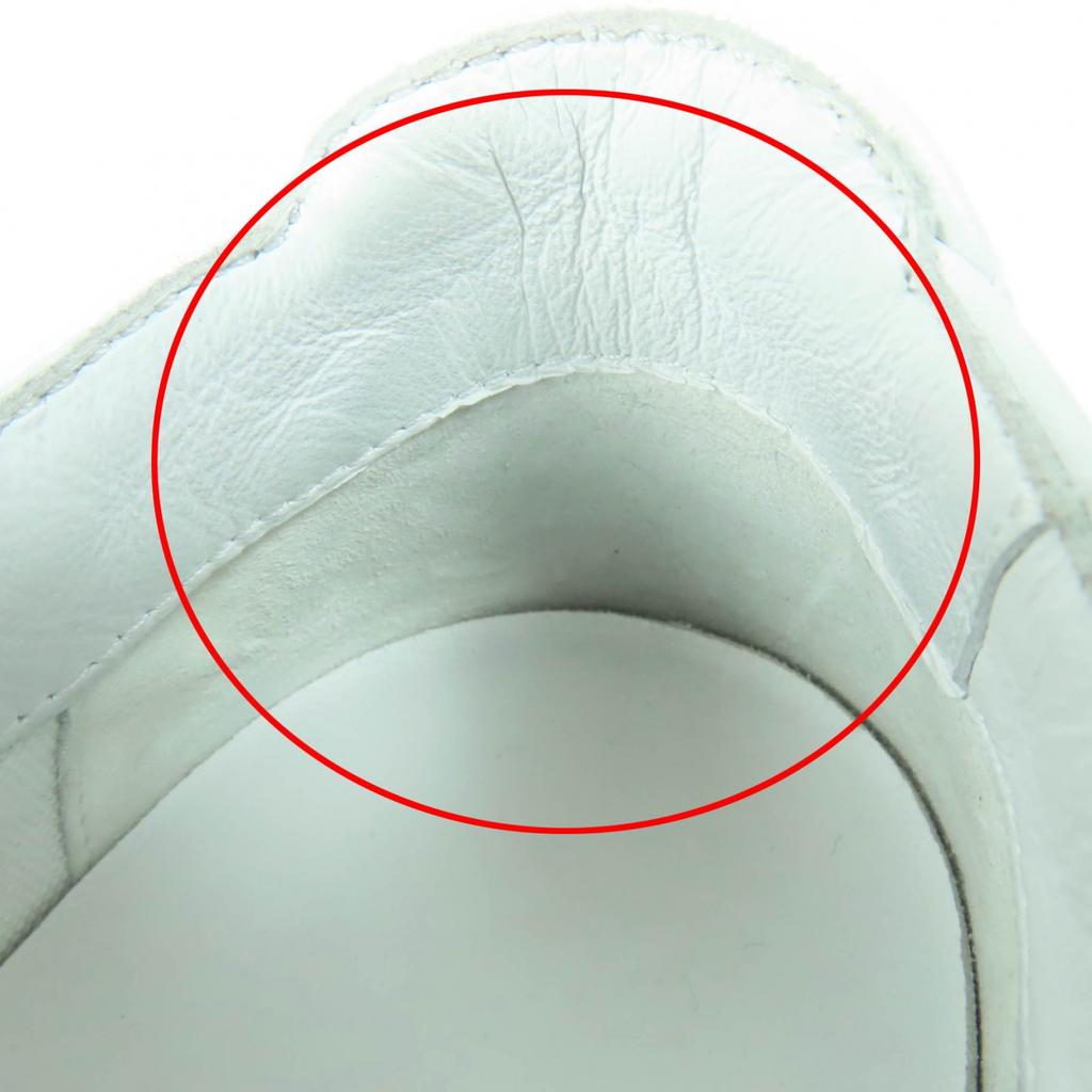 Отличные низкие кроссовки HERMES из кожи и ткани бело-серого цвета Женские 35 Б/у