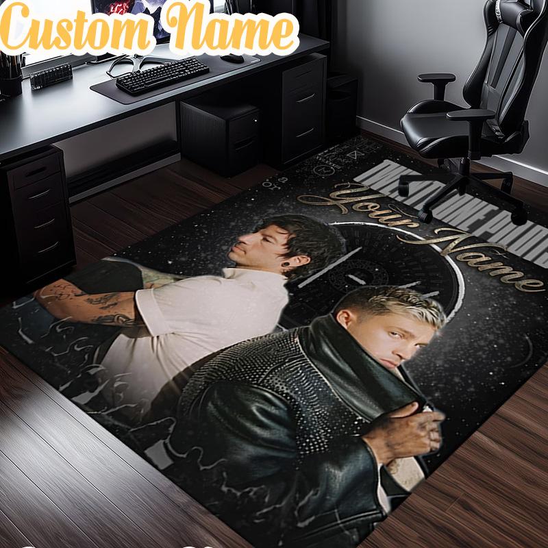 Custom Name Twenty One Pilots Music Evolution Rug, Office Rug, Chair Rug, Carpet for Living Rooms, Doormat Game Rug Home Decor Christmas Gifts