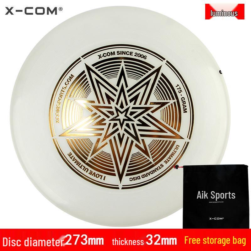 XCOM Ike 175g Luminous X-Star Frisbee - Ultimate Competition & Parent-Child Outdoor Game