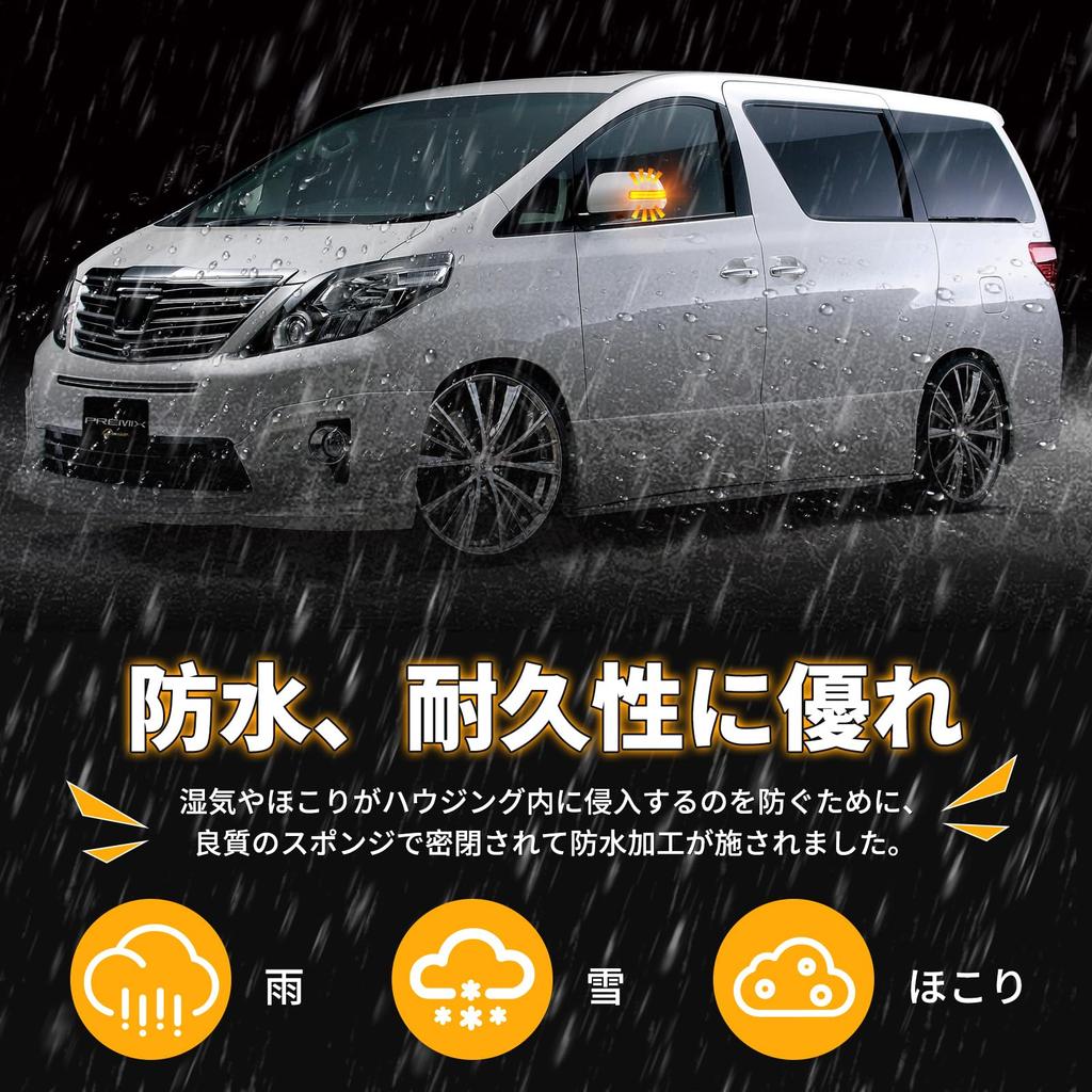 NEIFILES Alphard/Vellfire 20 Series Early/Late LED Door Mirror Turn Signal Меры по техосмотру автомобиля Estima 50 Series Side Mirror Turn Signal C