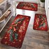1Pcs Anti Fatigue Kitchen Rugs Christmas Bells Waterproof Non-Slip Thick Cushioned Kitchen Mat Heavy Duty Comfort Standing Mat for Kitchen