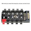 4Pin PC Chassis Fan Hub 10 Port CPU Cooling Hub Computer Temperature Regulator  Chassis Cooling