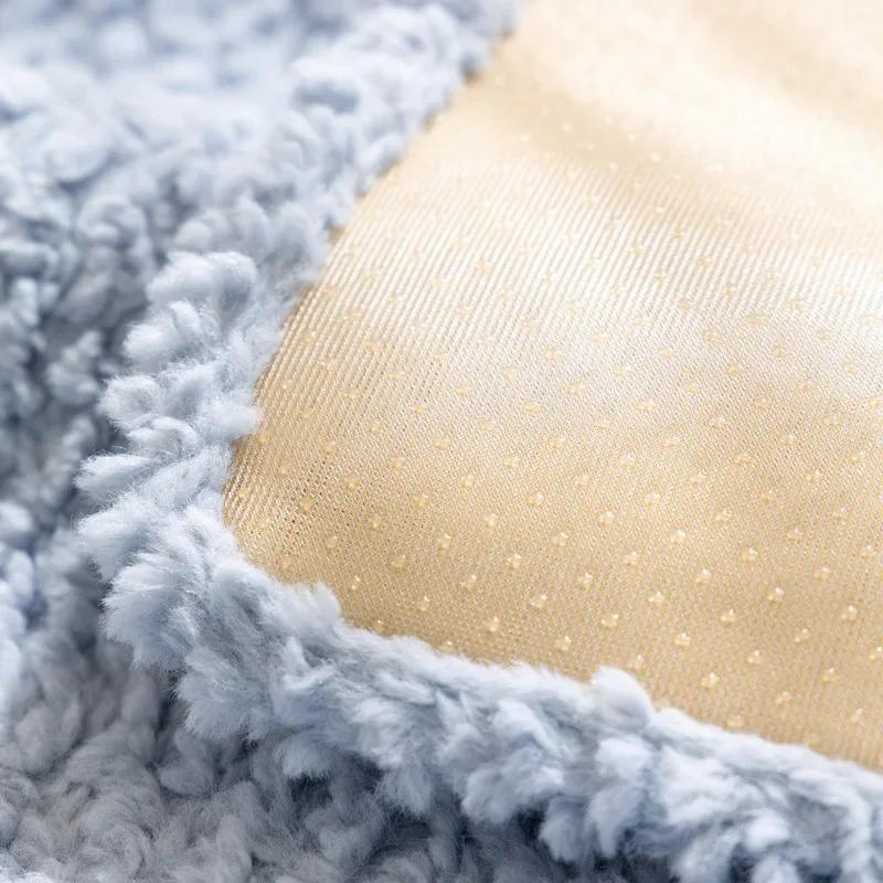 Современный однотонный чехол для дивана Nordic Thicken Plush L Shape, угловой диван, полотенце, подушка, нескользящий протектор для дивана для гостиной