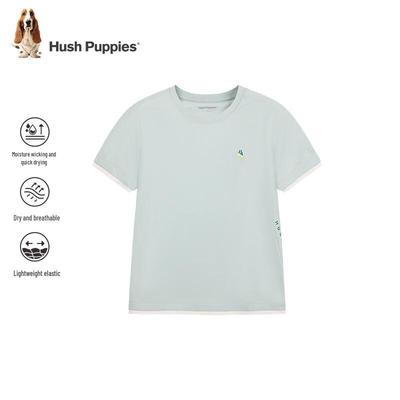 Детская футболка Hush Puppies с коротким рукавом, быстросохнущая