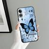 Creative Cartoon Butterfly Funda Phone Cover Case for Apple iPhone 17 Pro Max 15 Pro 7 8 14 11 13 16 12 Air XR XS MAX