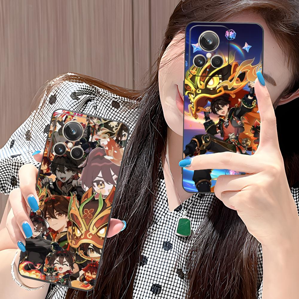 Game GI Gaming Mobile Phone Case for Realme GT 8 Neo Pro C75 73 71 C67 65 C55 53 C35 31 C20 15 Colorful Printing Cover Cover