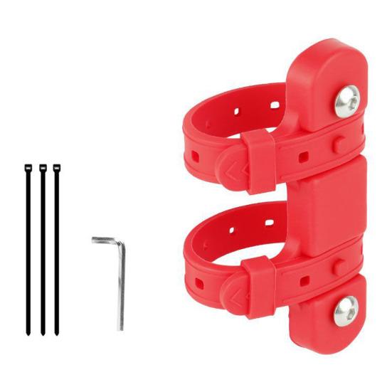 Bicycle Water Bottle Holder Adapter Adjustable Mountain Road Bike Handlebar Seatpost Tube Frame Mount Beverage Bottle Cage Mounting Base