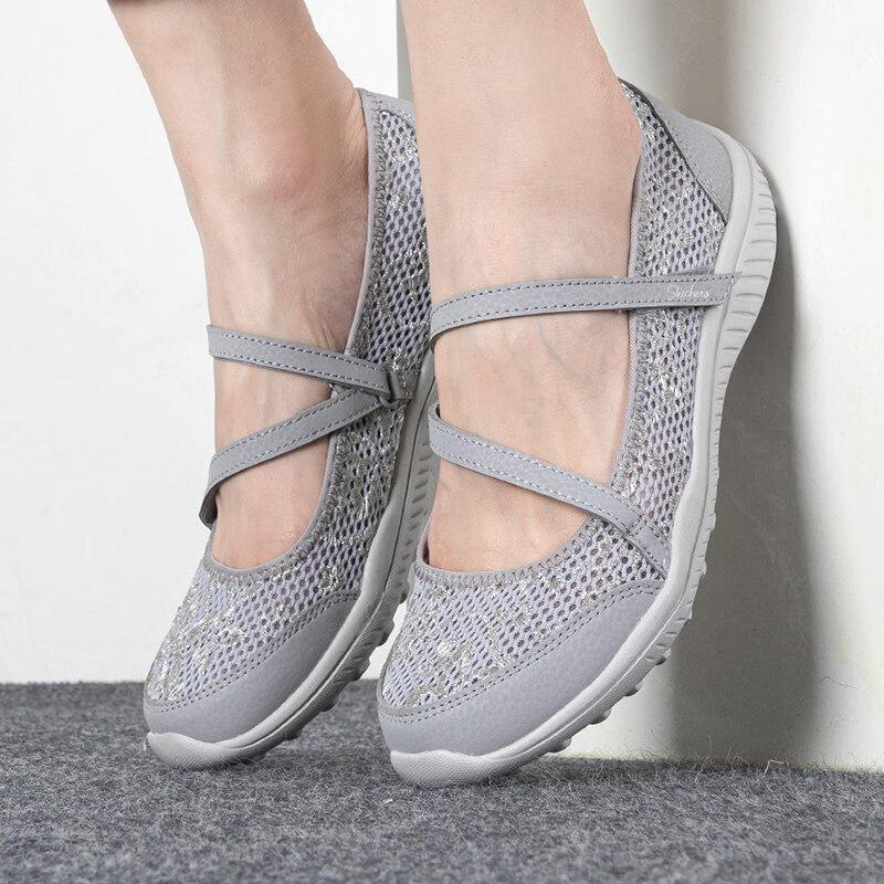 Skechers Женская летняя повседневная обувь для активного образа жизни 100022-GRY