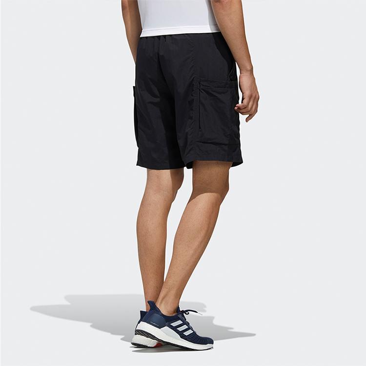 Adidas Шорты Tech Wave с боковыми карманами мужские, черные FM5401