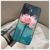 Summer Lotus Case For Oppo A5 Pro A38 A58 A78 A98 A54 A74 A94 A18 A57 A17 A77 A80 A60 A40 A96 A76 A16 A15
