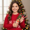 Santa Claus Classroom Gift Package Pens Stickers Green [Zesprez4]