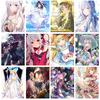 Dispaint Полный круглый дрель 5D DIY Алмазная картина "Аниме" Вышивка крестом 3D Домашний декор