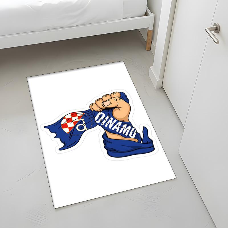GNK Dinamo Zagreb (1) Rug Suitable For Living Rooms Bedrooms Computer Rooms Dining Areas And Placement Under Tables And Chairs Also An Ideal Choice Fo