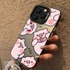 Чехол для телефона Cartoon Pig Electroplate Silver IMD для Redmi 13 4G 12 13C Redmi Note 13 12 11 10 Pro Plus 12S 11S задняя крышка