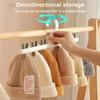 Бытовой 6 зажимов Удобные инструменты Органайзер для шляп и носков Стойка Вешалка для хранения кепок и шарфов Многофункциональные инструменты для шкафа Поставка