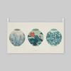 Korean Moon Jar Wide Fabric Poster