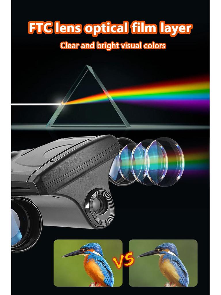 DT10 Starlight Night Vision Digital Binocular Telescope with High-Definition Recording & Photo Capabilities for Birdwatching and Outdoor Use