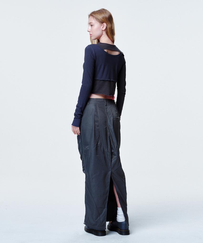 2113 STUDIO Cross Cut Long Sleeve Dark Gray