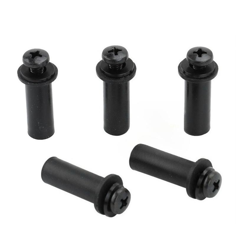 15/30pcs Black Windscreen Well Nut Bolt Screws Kit For Harley Touring Road Glide 98-22 Windshield Nut Bolt Washer Set