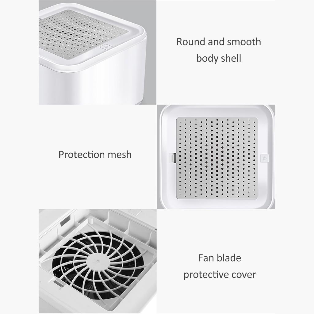 Air Purifier UV Lamp Steriliser Box Home HEPA Filter Formaldehyde PM2.5 Odor Air Purifier Air Cleaner Desktop And Germicidal Light