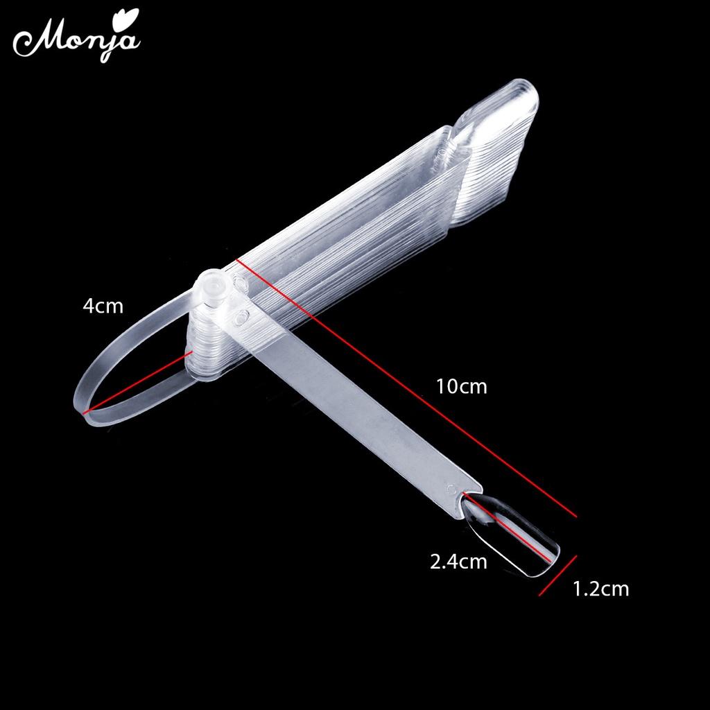 monja 24 шт., таблица отображения накладных ногтей, гель-лак для практики, съемные образцы цвета, тренировочный образец, маникюрные инструменты