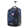 Middle School Students Carry and Pull Dual-purpose Trolley Schoolbags with Large Wheels That Can Climb Stairs FY0188