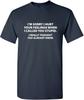 Sorry I Called You Stupid Sarcastic Humor Graphic Novelty Funny T Shirt Streetwear Oversized Casual Unisexs Unisex Clothing Tee Top