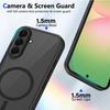 KEYSION Магнитный чехол для телефона Samsung A56 5G A36 A26 Силикон+ПК Матовый Полупрозрачный Прозрачный Противоударный Чехол для Galaxy A16 4G 5G