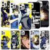 Чехол для телефона Blue Lock Бачира Мегуру для iPhone 17 Air 16 15 Plus 11 14 Pro Max 13 Mini 12 7 8 + SE Художественный рисунок Индивидуальная крышка