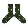 STUDIO SOCKSTOP Wizard of Oz Tin Woodman Green Embroidered Socks
