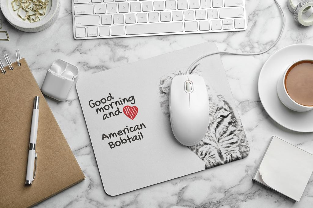 American Bobtail – Mouse pad with print, personalized cat pad | Art-Dog