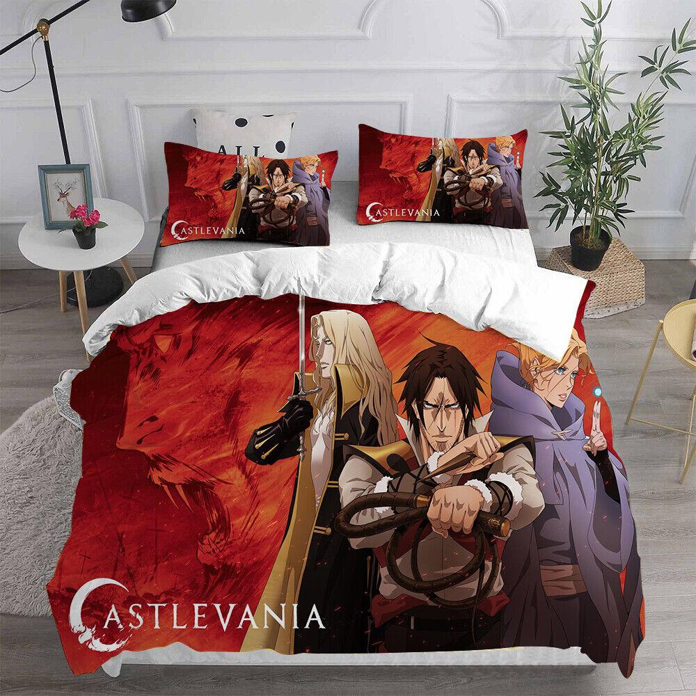 Косплей Castlevania Тревор Бельмонт 3D пододеяльник комплект постельного белья наволочка одеяло