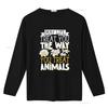 May Life Treat You The Way Animals T Shirt vintage Washed designer clothes graphic Casual Top For Everyday Wear Slightly
