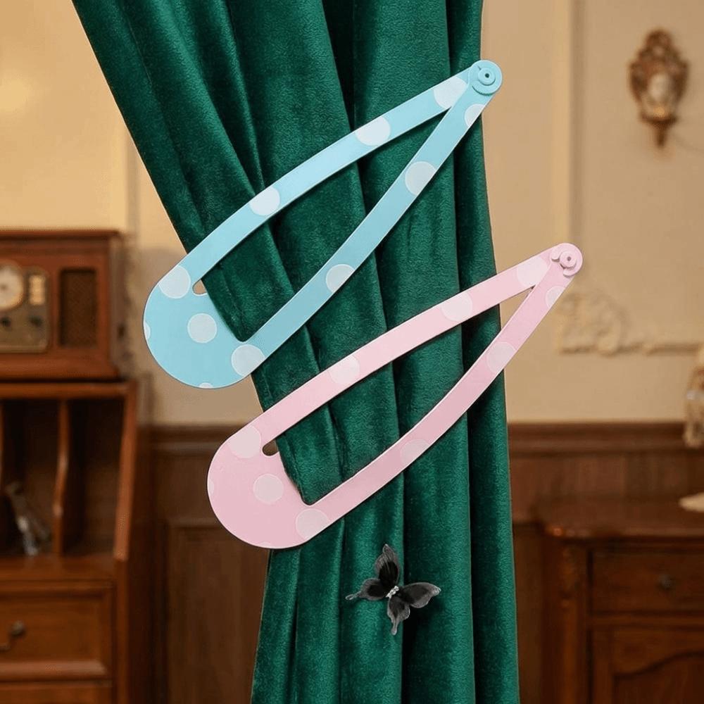 Polka Dot Backpack Decoration Hairpin 20cm Hoodies BB Clip Funny Hair Grip  Curtain Decoration