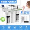 3+2 Stage Ultrafiltration Drinking Water Filter System Replacement Purifier Water Filters Purifier Drinking Treatment Home Kitchen