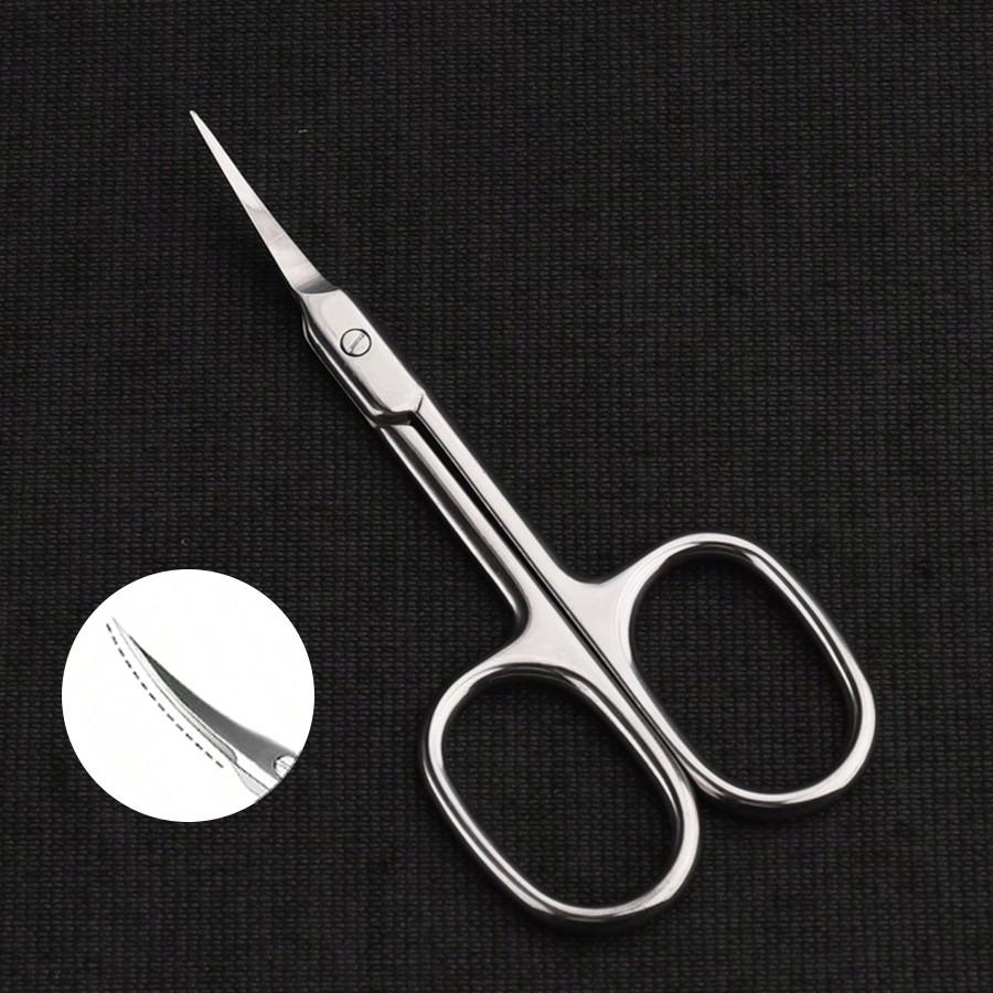 1 шт. Кусачки из нержавеющей стали для удаления ороговевшей кожи и кутикулы, Предварительная обработка для маникюра, Ножницы для бровей и красоты для домашнего салона, Принадлежности для ногтей, Инструменты для ногтей