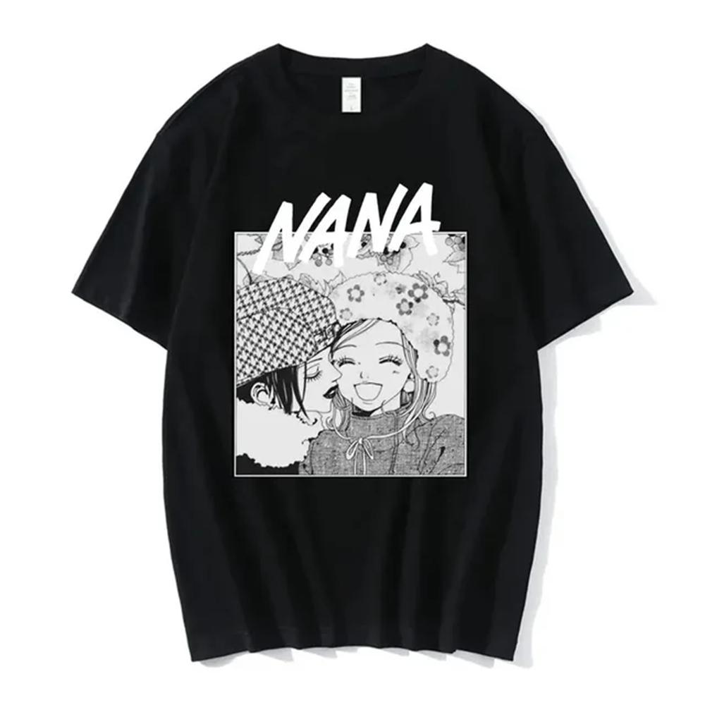 Anime Nana Osaki Print T-shirts WoShort Sleeve Cotton Casual T-shirt Oversize Streetwear Clothes for Teens 72497