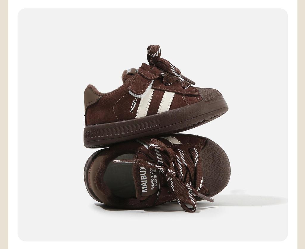 Зимние хлопковые ходунки для младенцев и малышей 2025 года с защитой мыска для мальчиков и девочек