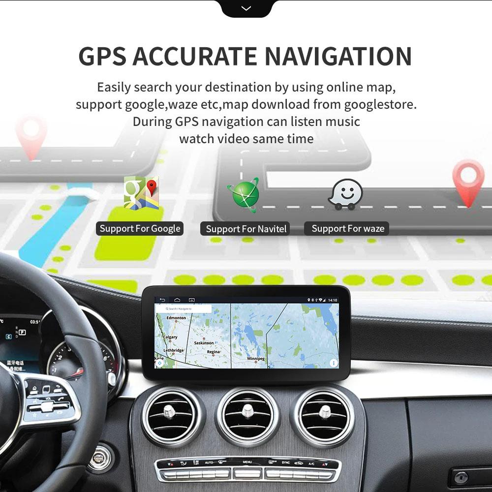 10,25-дюймовый экран Android 13 Carplay автомобильное радио для Mercedes S Class W221 LHD 2009-2011 GPS мультимедийный плеер 4G Wifi