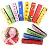 16-Hole Wooden Harmonica Musical Instrument Play for Children Gifts Cartoon Animals Painted Toy Kids Early Educational Toys TMZ