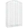 VidaXL Panier de Gabions Arqué Cage à Gabion Mur de Gabion Panier à Pierre Gabion pour Pierre Jardin Patio Extérieur 153461