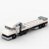 Building Block Ambulance Express Transporter Truck School Bus Flat Trailer Assembled Model Compatible