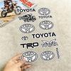 FOR TOYOTA TRO GR Multi Scene Waterproof Reflective Scratch Cover Stickers Fit Auto Motorcycle Helmet Refrigerator Water Cup